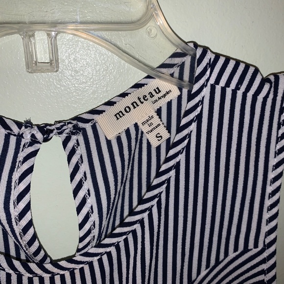 striped tank blouse - Picture 2 of 3